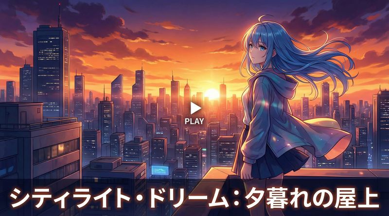 抖音风动漫-城市之光