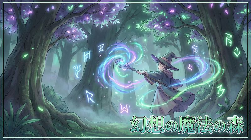 抖音风动漫-魔法森林