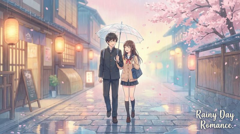 抖音风动漫-樱花约定